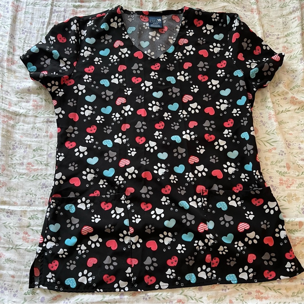 Women’s size small scrub uniform top